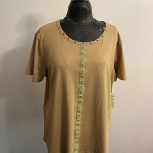 A' La Carte Tan Gourmet Tee, size XXL